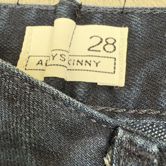 Gap 1969 Alaways Skinny Stretch Jeans Medium Wash Mid Rise Womens Size 28 29x27 - Picture 5 of 10